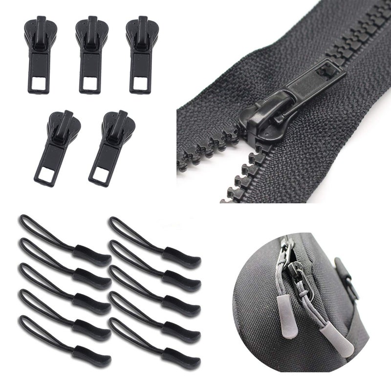 YaHoGa 143 PCS Zipper Repair Kit Zipper Replacement with Install Plier for Bags, Jackets, Tents, Backpacks, Sleeping Bag - Image 5